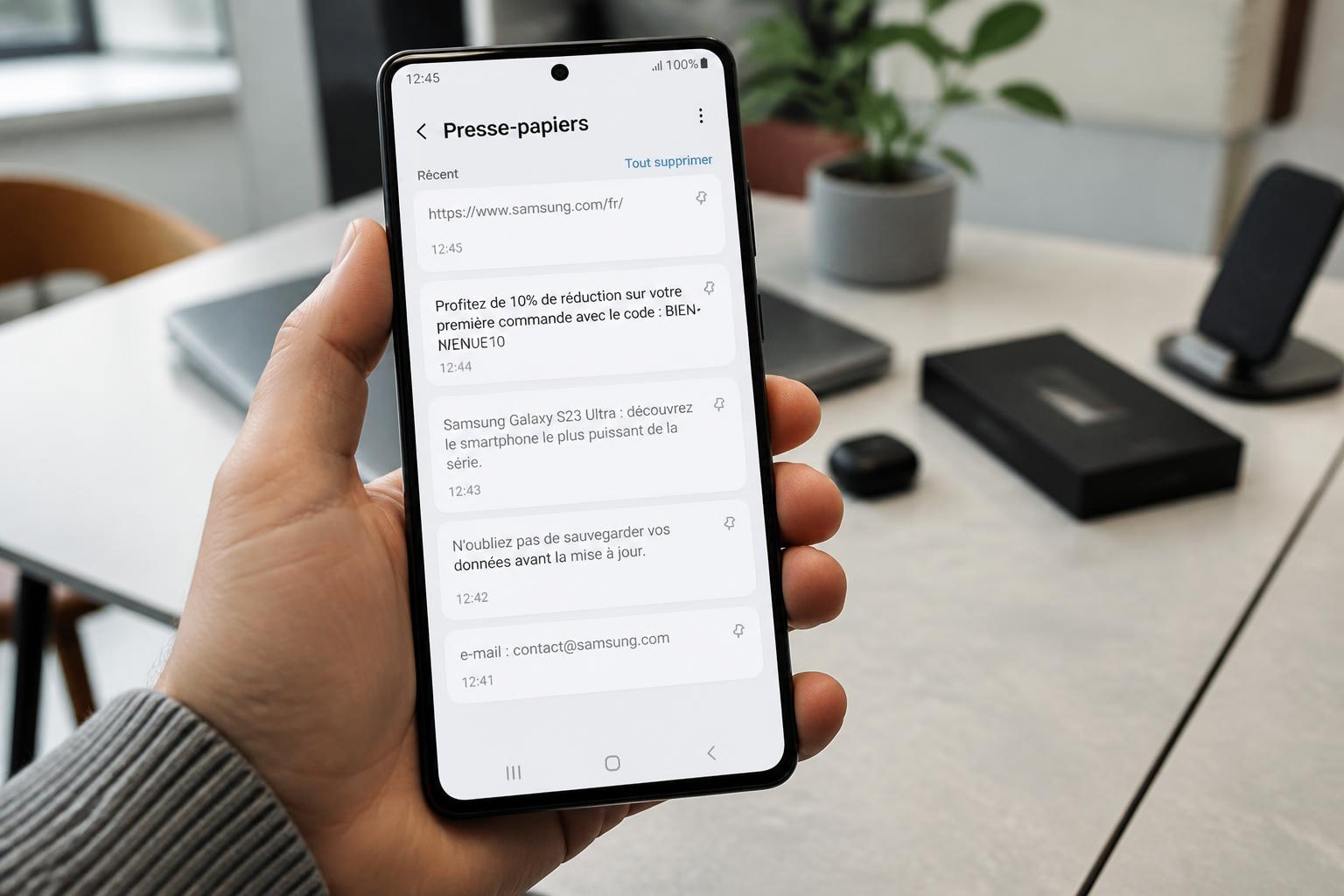 découvrez comment accéder facilement et rapidement au presse-papier sur votre appareil samsung pour gérer vos contenus copiés en toute simplicité.
