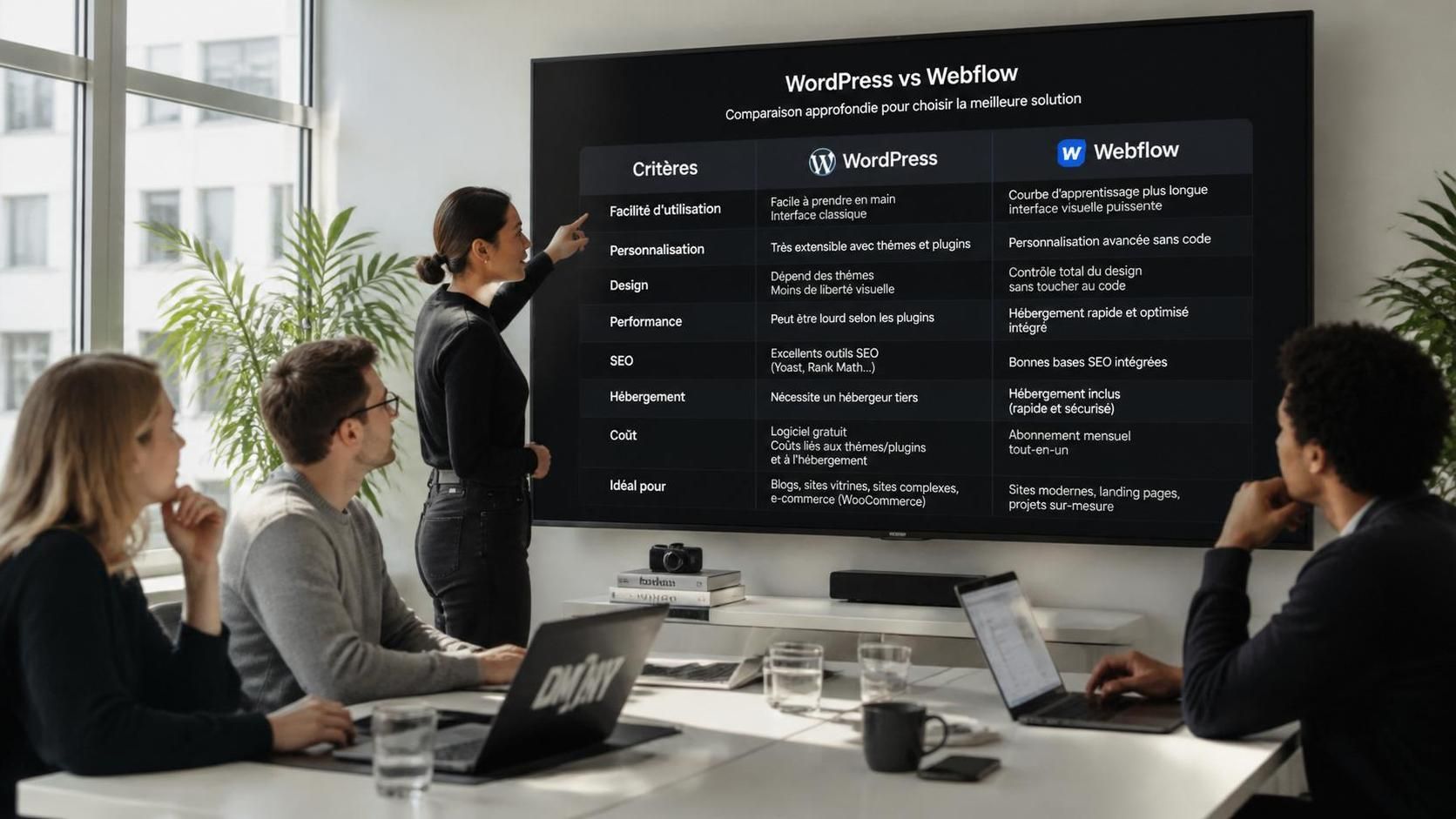 découvrez les avantages et inconvénients de wordpress et webflow pour choisir l'outil idéal et créer un site web performant adapté à vos besoins.