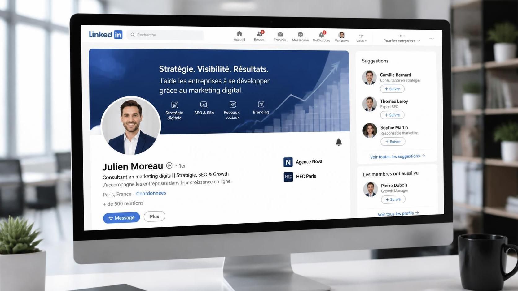 apprenez à créer une bannière linkedin percutante pour renforcer votre profil professionnel et attirer l'attention des recruteurs et partenaires.