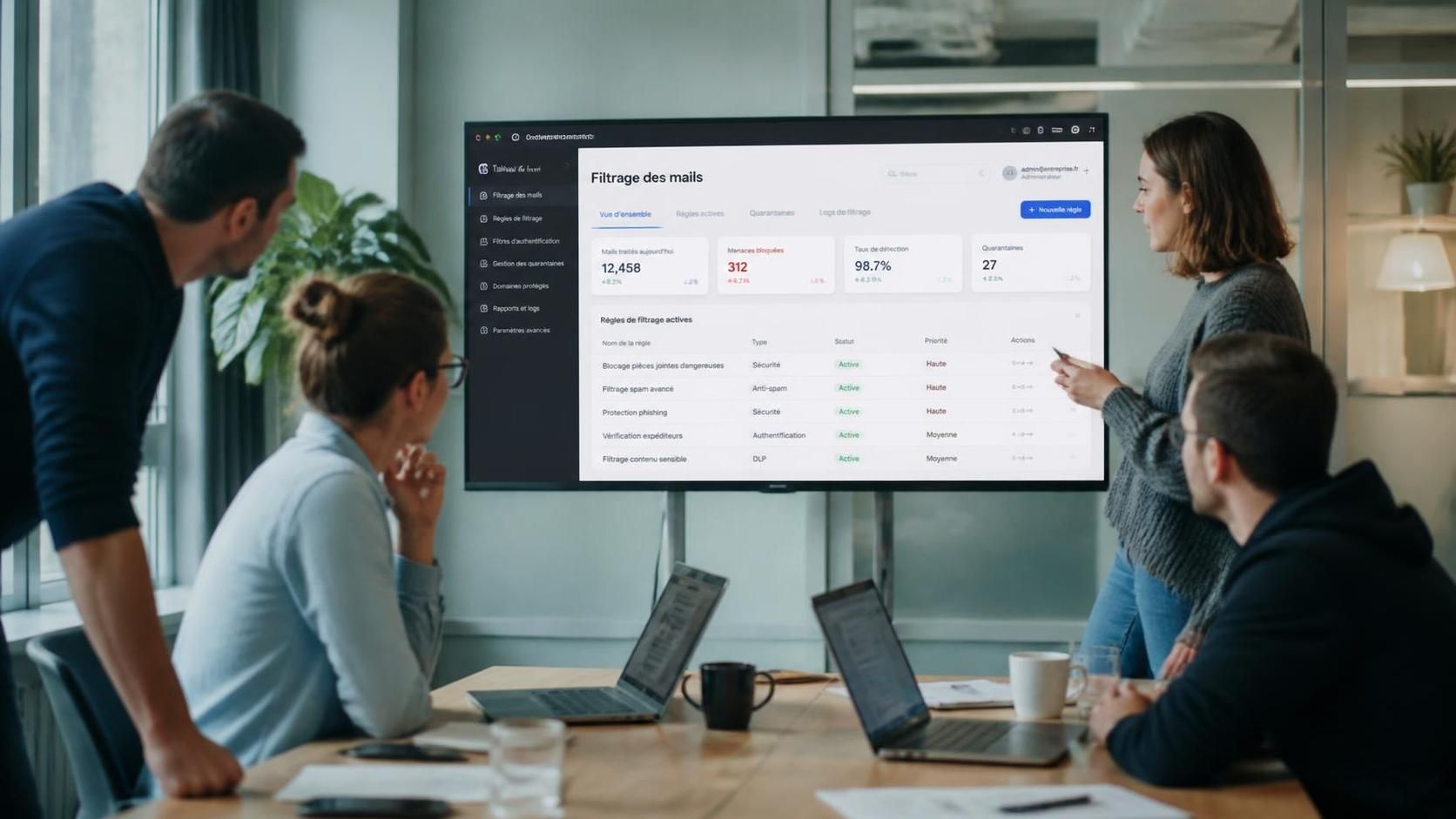mailinblack : protégez vos échanges d'emails grâce à une solution innovante et efficace, assurant sécurité et confidentialité pour tous vos messages.