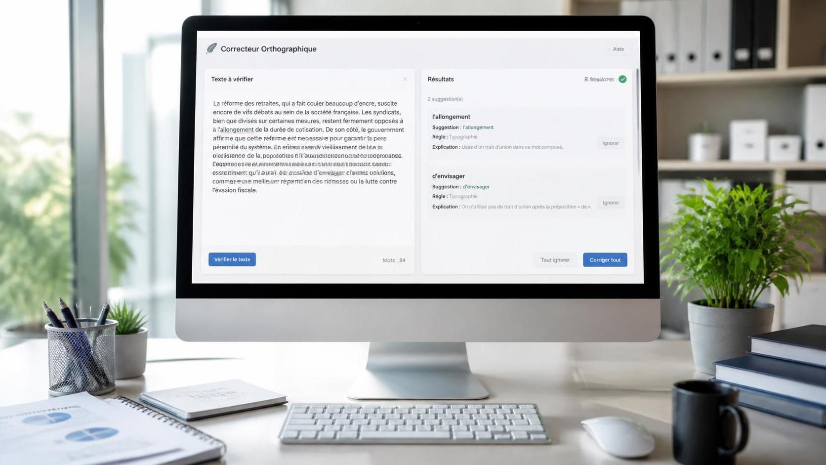 découvrez notre outil essentiel pour une orthographe sans faute : un correcteur orthographique précis et facile à utiliser pour améliorer vos textes rapidement.