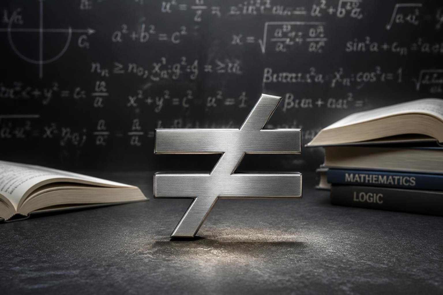 découvrez le symbole d’égalité barrée, son usage en mathématiques et logique, ainsi que sa signification pour bien comprendre quand et comment l'utiliser.