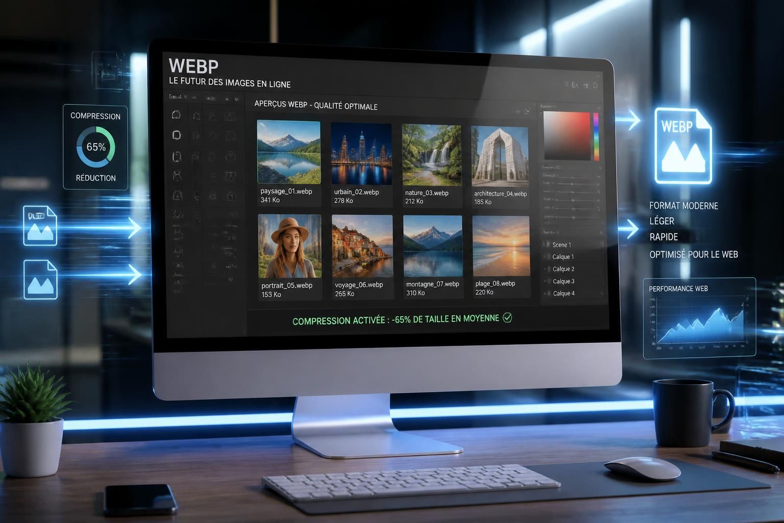 découvrez tout sur le format webp, la technologie d'image en ligne qui offre qualité et rapidité pour un web plus performant.